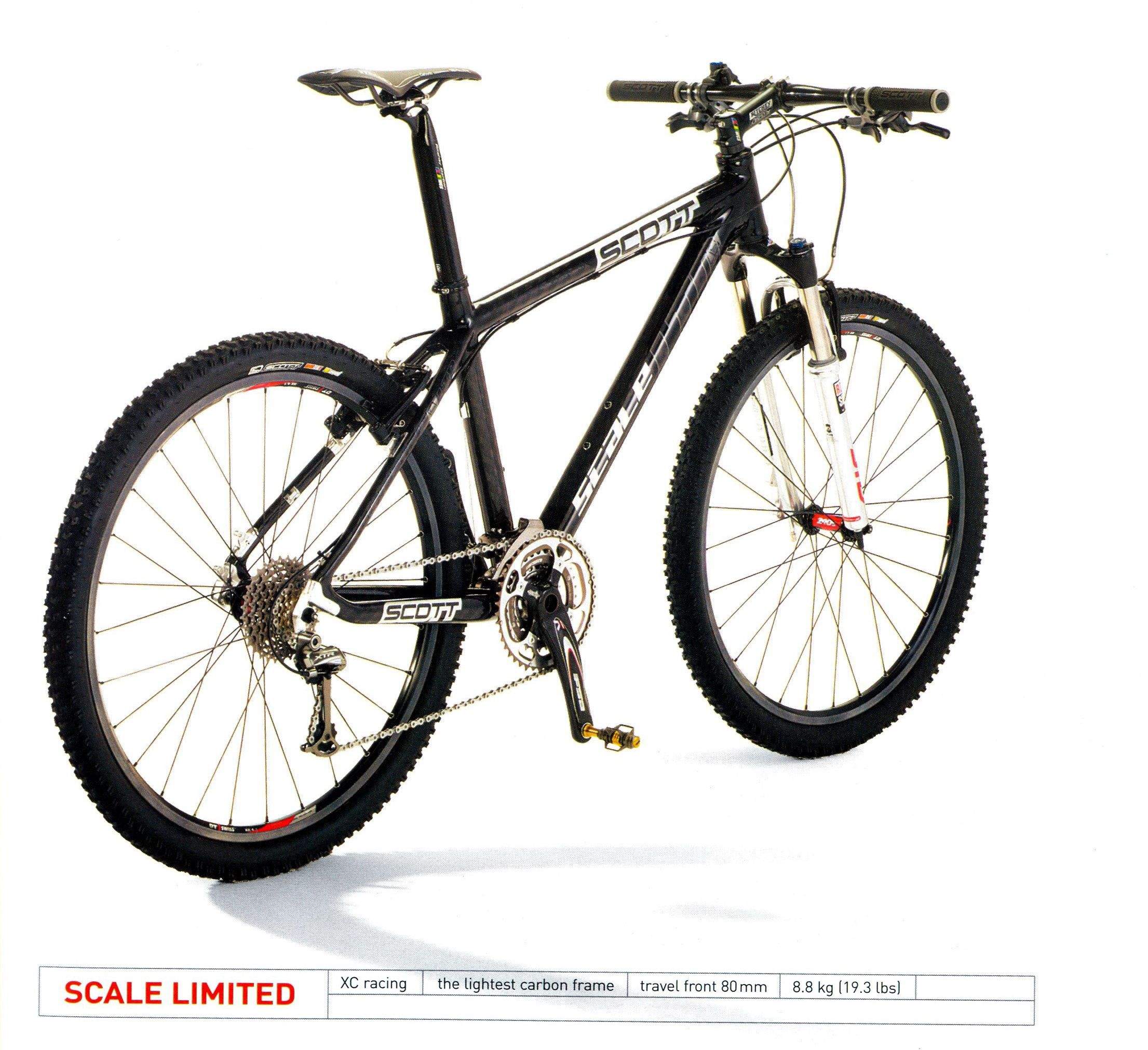 Primera Scale, versión Limited tope de gama. Imagen extraída del catálogo de Scott de 2005
