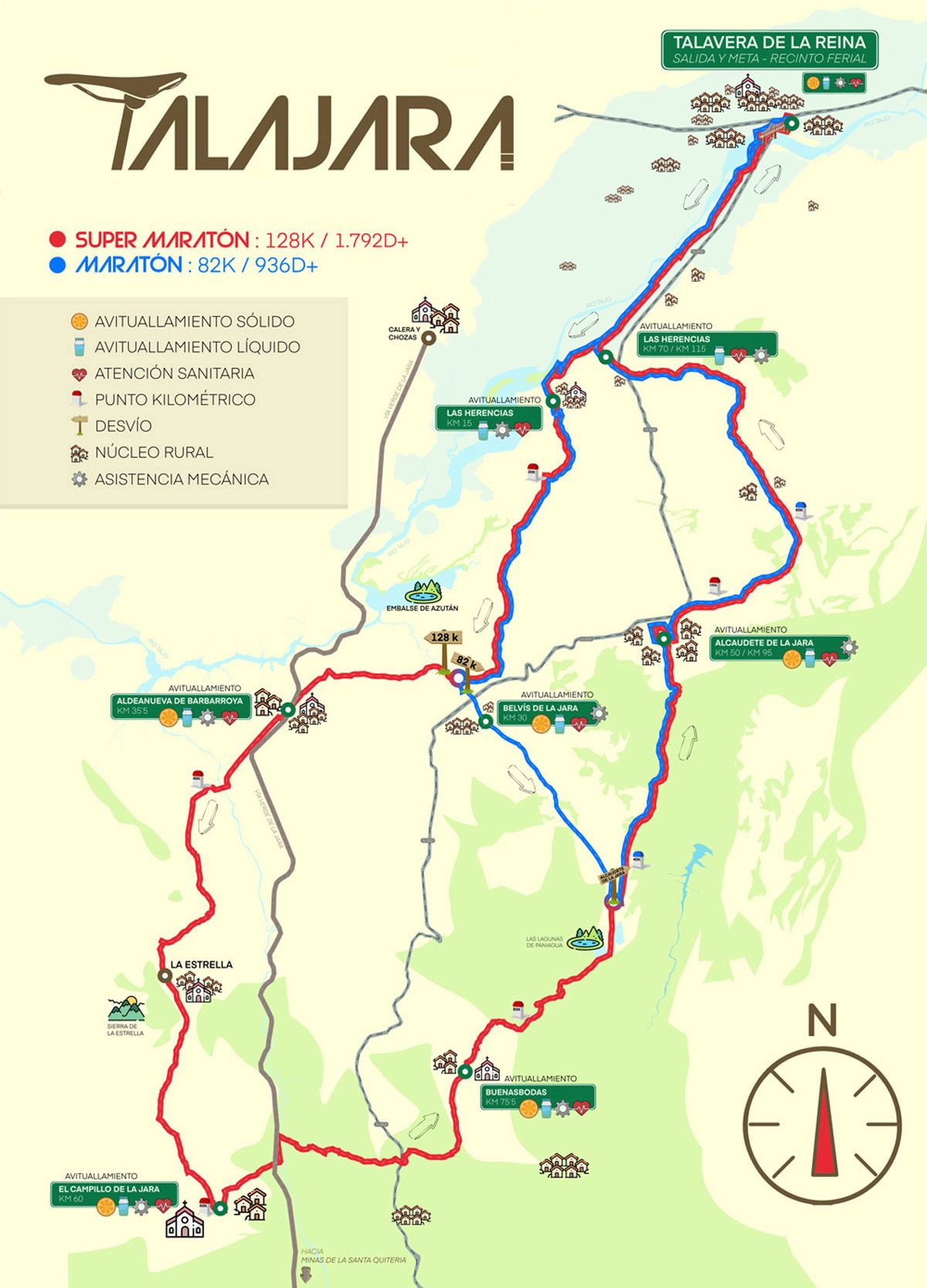 Talajara 2023 echa a rodar detalle mapa