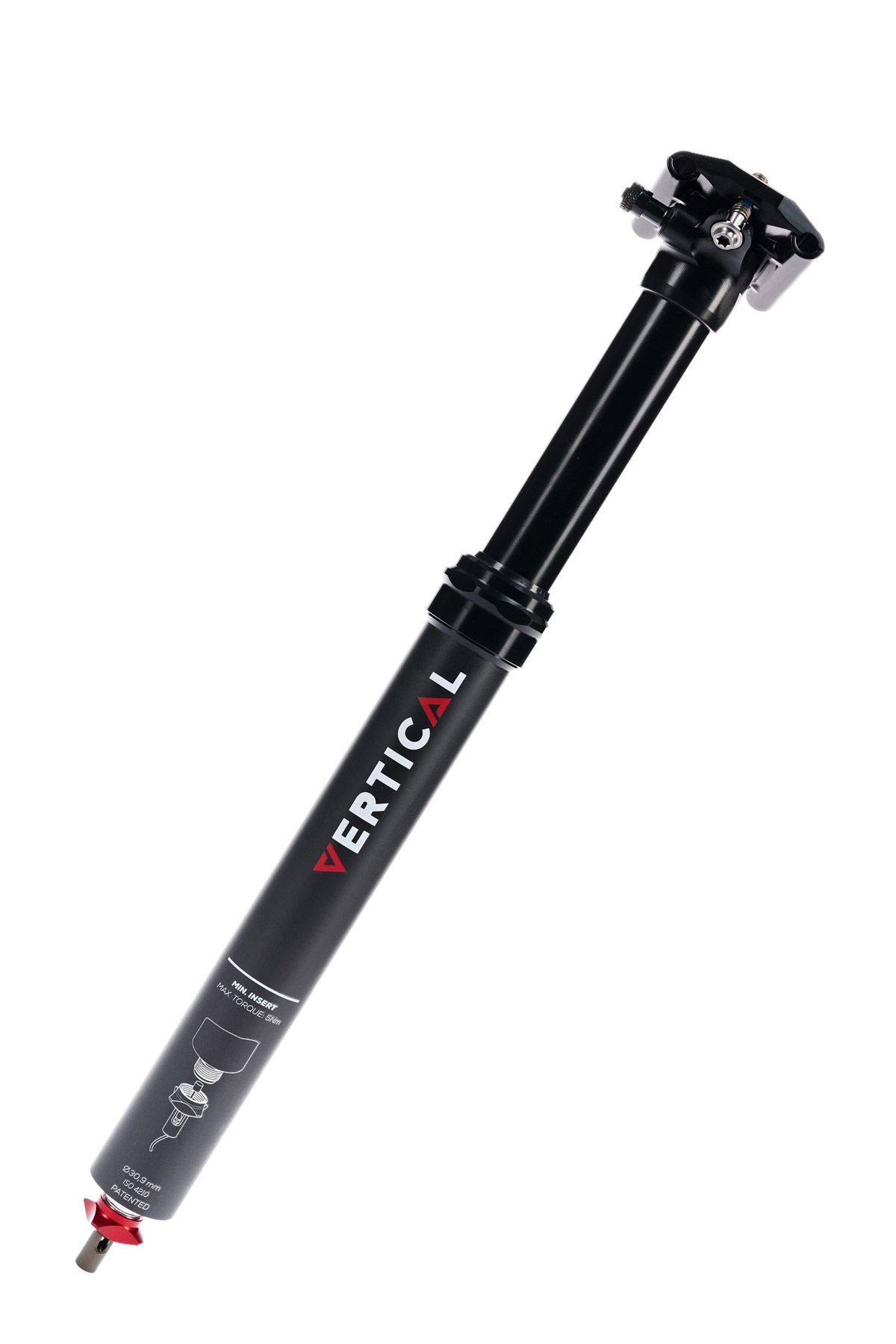 Tija Vertical Helium. Muy ligera y hecha en Barcelona dtalle