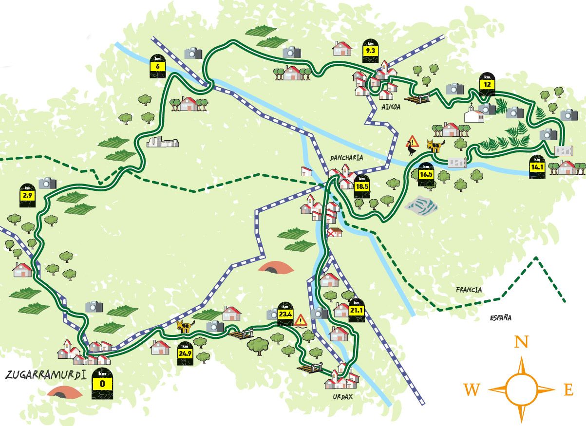 Zugarramurdi mapa