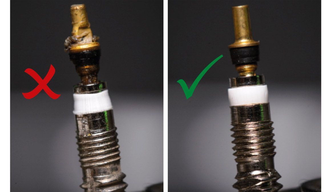 cuando la valvula tubeless se atasca un truco para evitarlo cuando la valvula tubeless se atasca un truco para evitarlo