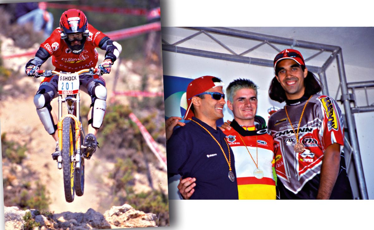 César Rojo compitiendo en Descenso César Rojo compitiendo en Descenso