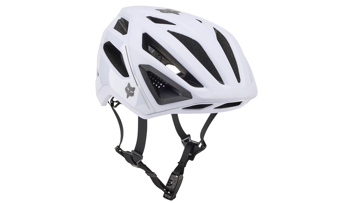 Fox Crossframe Pro White Three Quarter Fox Crossframe Pro White Three Quarter