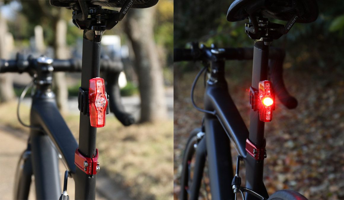 Luz trasera Cateye VIZ150 detalle