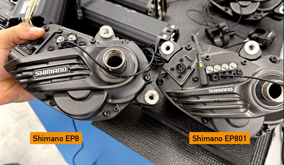 Estas son las diferencias entre el motor Shimano EP8 y el EP801 Estas son las diferencias entre el motor Shimano EP8 y el EP801