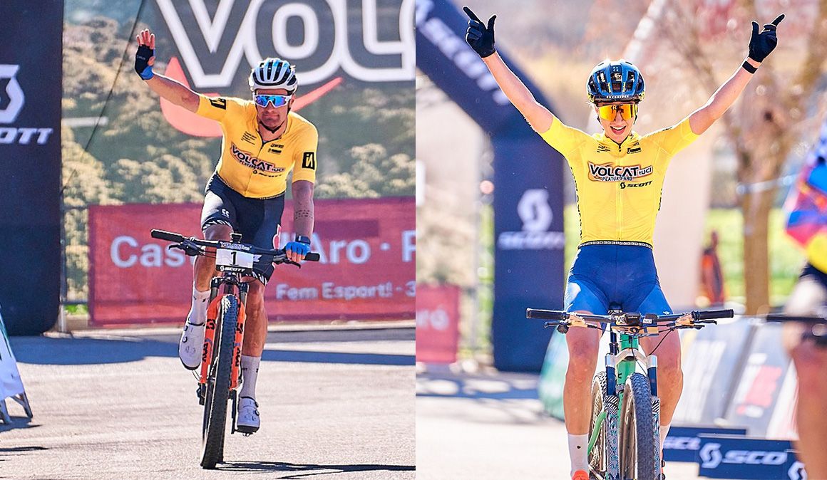 Samuel Gaze y Savilia Blunk dominan en la VolCAT Platja d’Aro by SCOTT