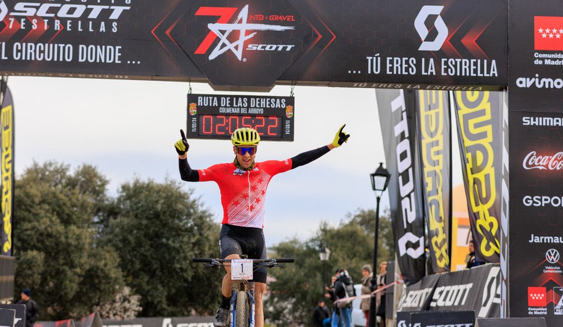 Fran Herrero, indomable en la Ruta de las Dehesas