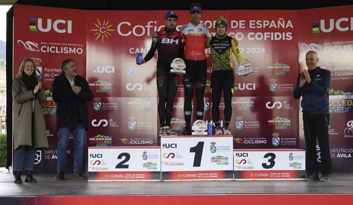 Copa de España XCO. Candeleda. Valero, primer lider podio