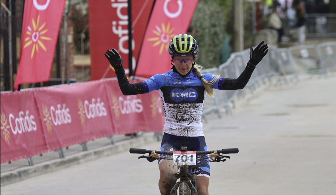 Copa de España XCO. Candeleda. Valero, primer lider. Janika Loivjpg