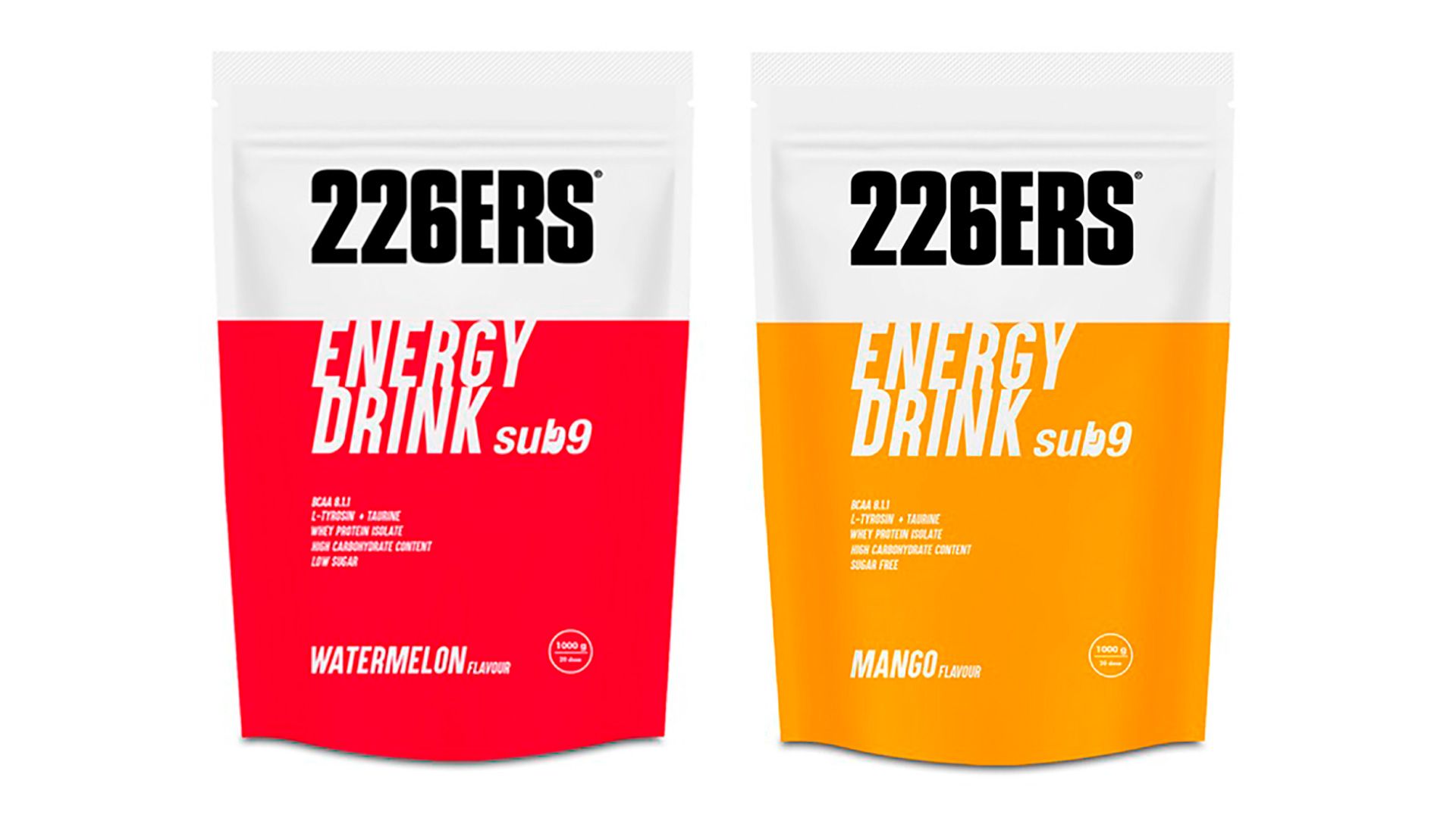 226ERS Sub9 Energy Drink, con nuevo sabor Mango