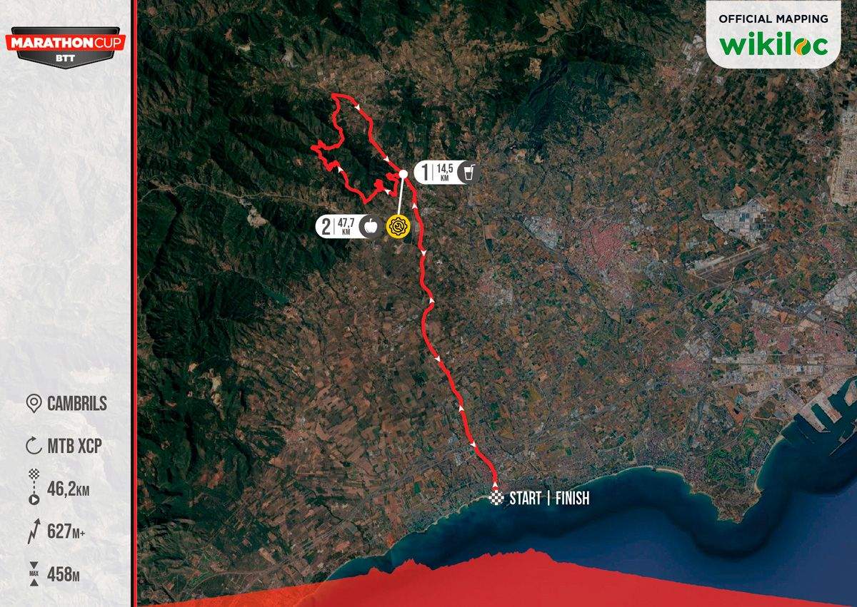 recorreguts marathon cambrils 24 xcp