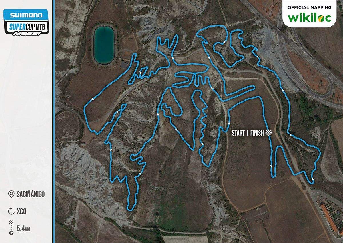 Shimano Super Cup Massi Sabiñánigo mapa Shimano Super Cup Massi Sabiñánigo mapa