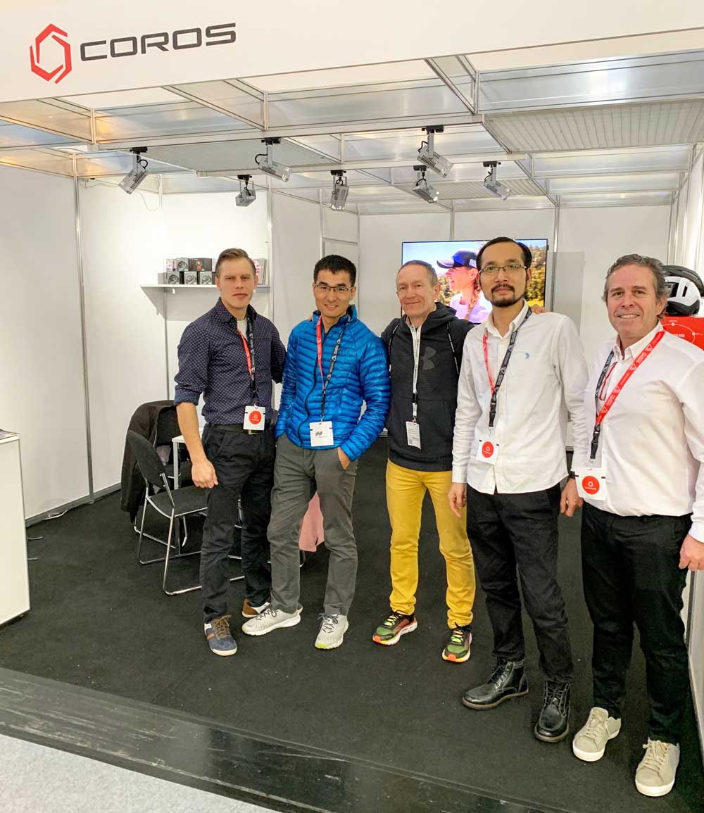 COROS en la ISPO de Munich 