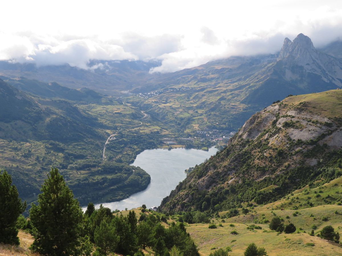 Sallent de Gállego desde lo alto