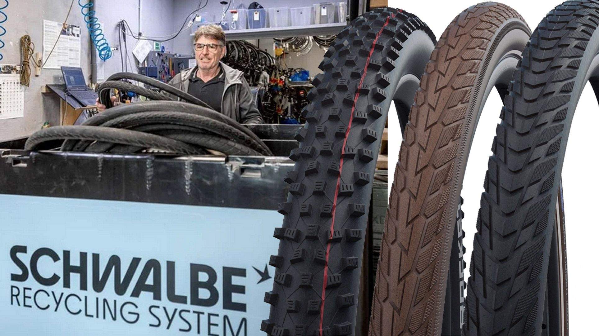 Schwalbe convierte el 70% de su gama en neumáticos reciclados Schwalbe convierte el 70% de su gama en neumáticos reciclados