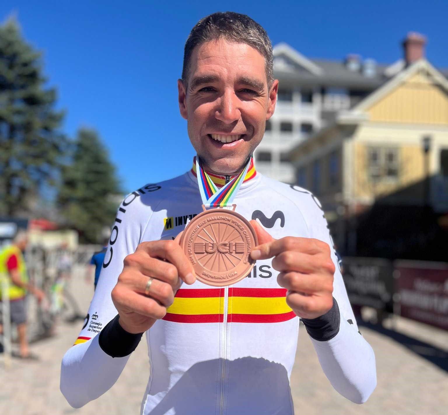 David Valero bronce en el Mundial XCM