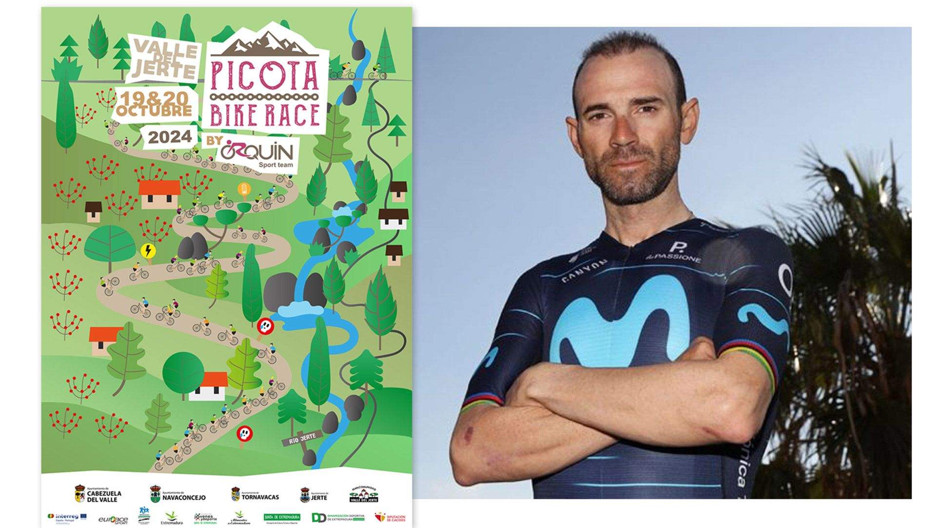 Alejandro Valverde estará en la Picota Bike Race Alejandro Valverde estará en la Picota Bike Race
