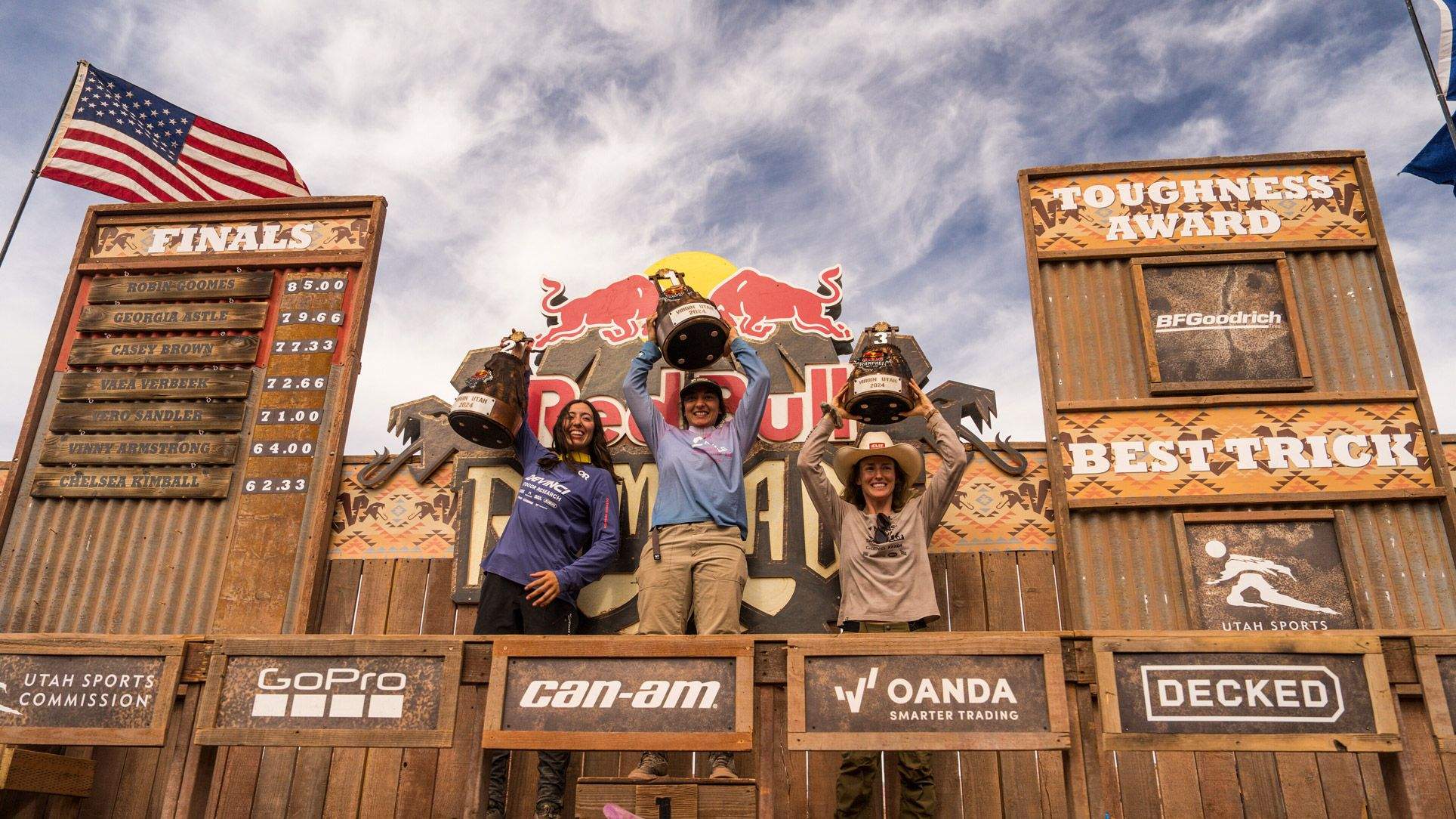 Robin Goomes se lleva la primera edición de Red Bull Rampage femenino Robin Goomes se lleva la primera edición de Red Bull Rampage femenino