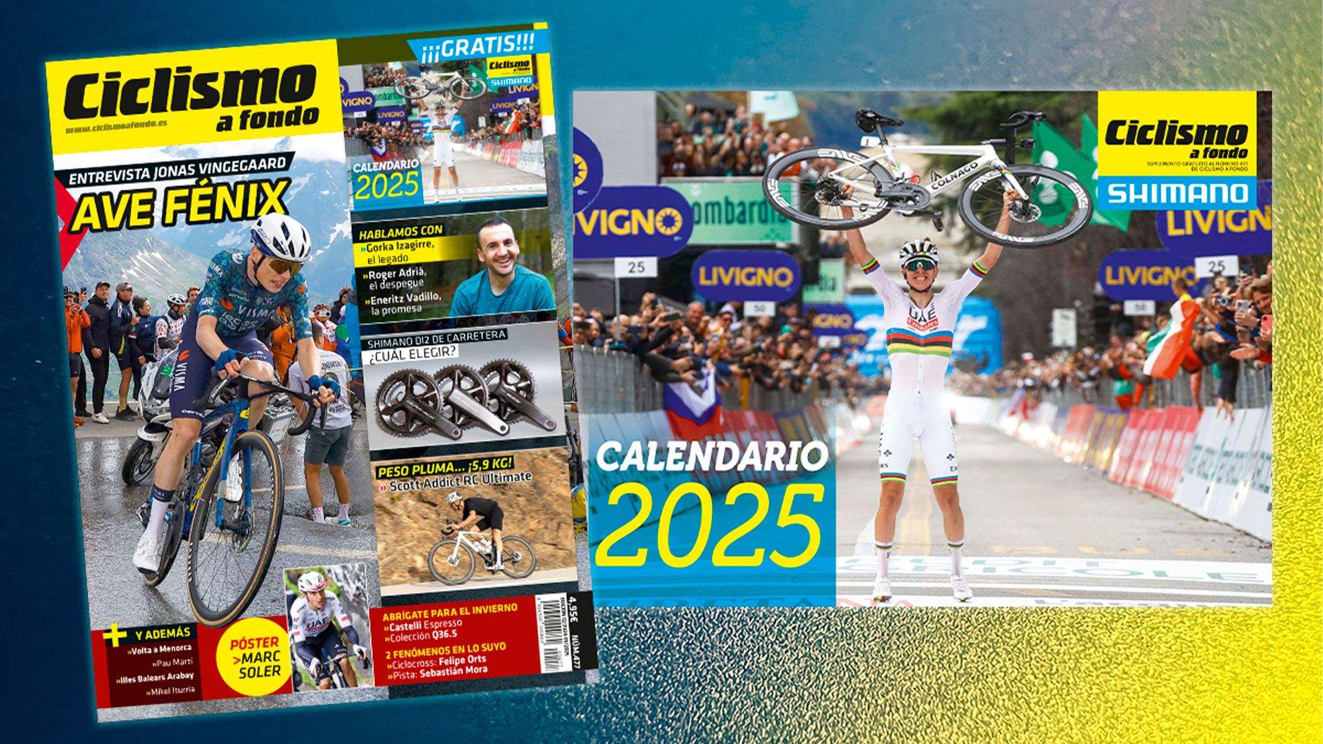 Ya a la venta el calendario 2025 de ciclismo a fondo
