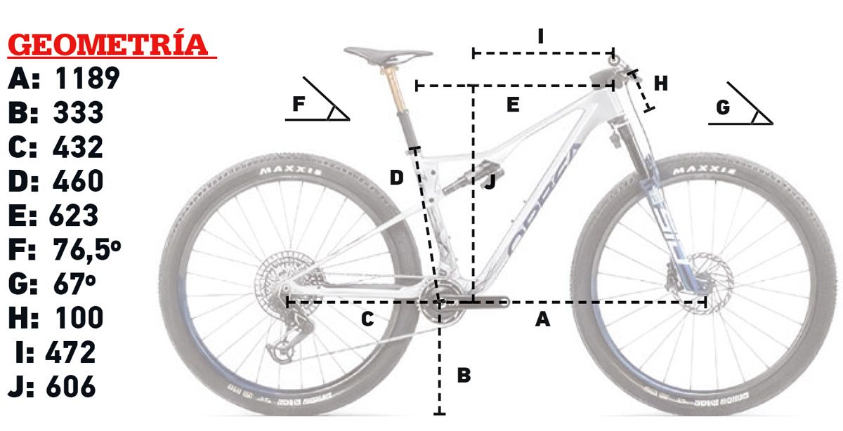 Geometría Orbea oiz
