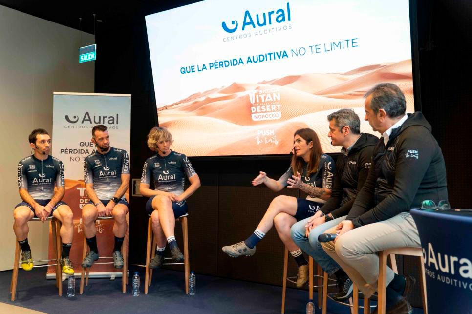 El equipo Aural en la Skoda Titan Desert 2025