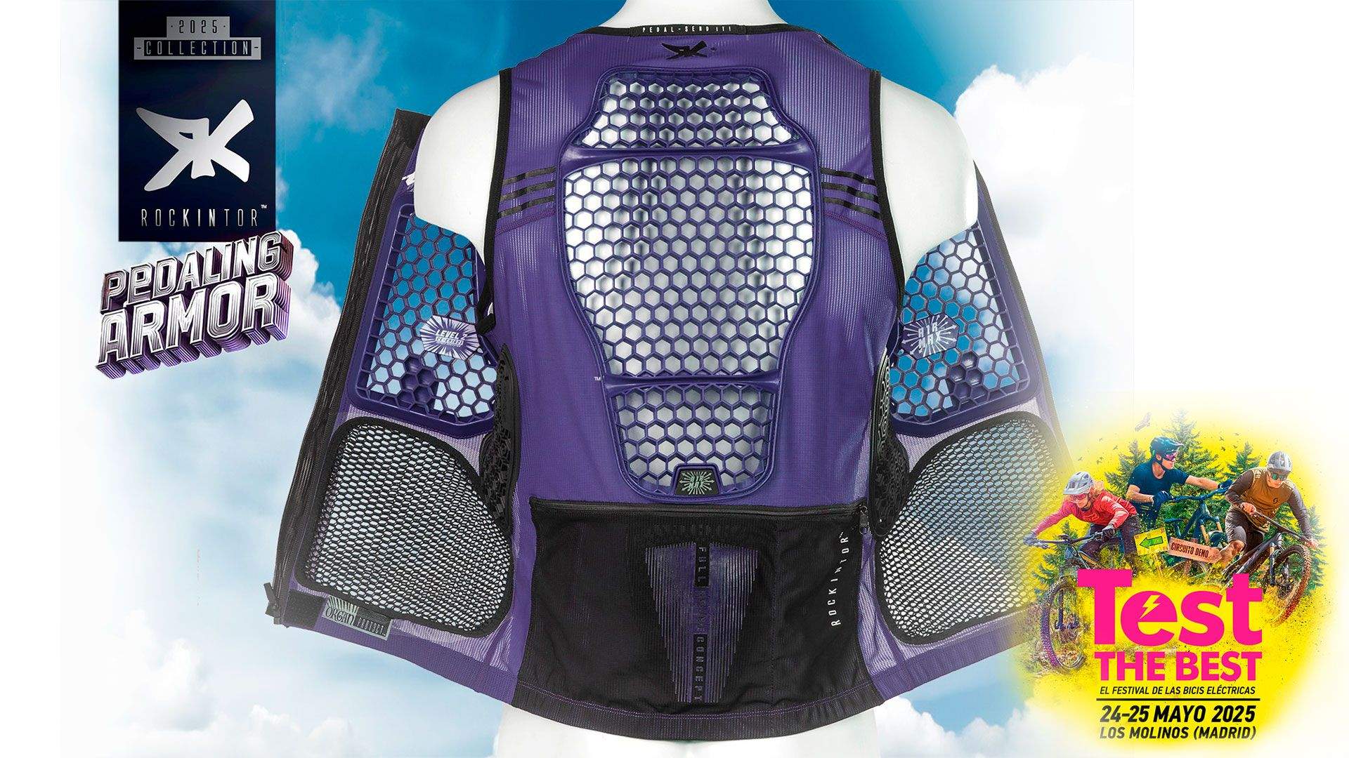 Rockintor estará en Test The Best con su camiseta armadura ventilada