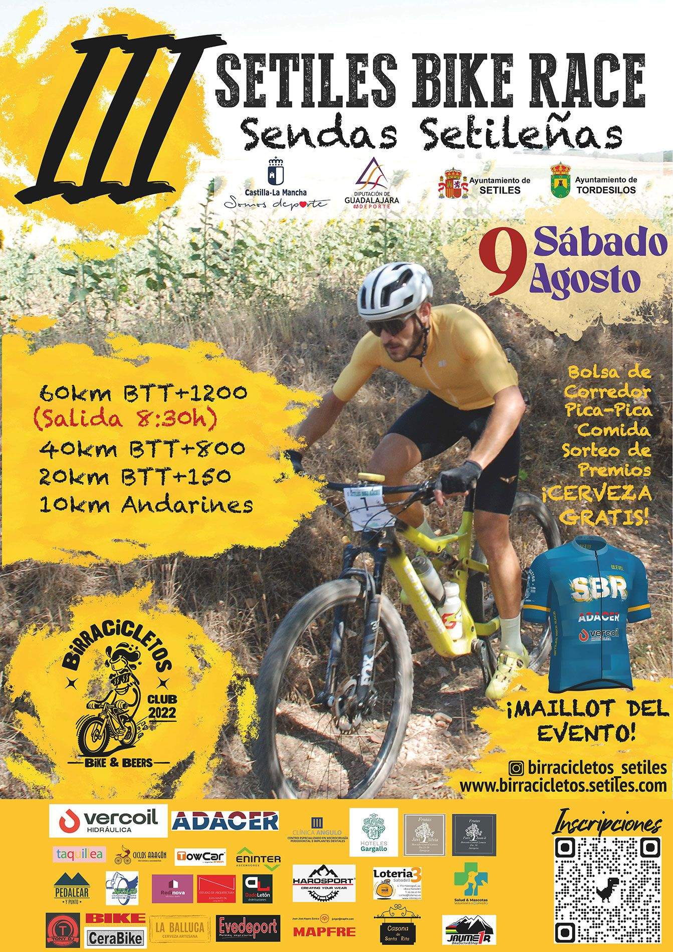 Cartel Setiles Bike Race III 2025 Cartel Setiles Bike Race III 2025