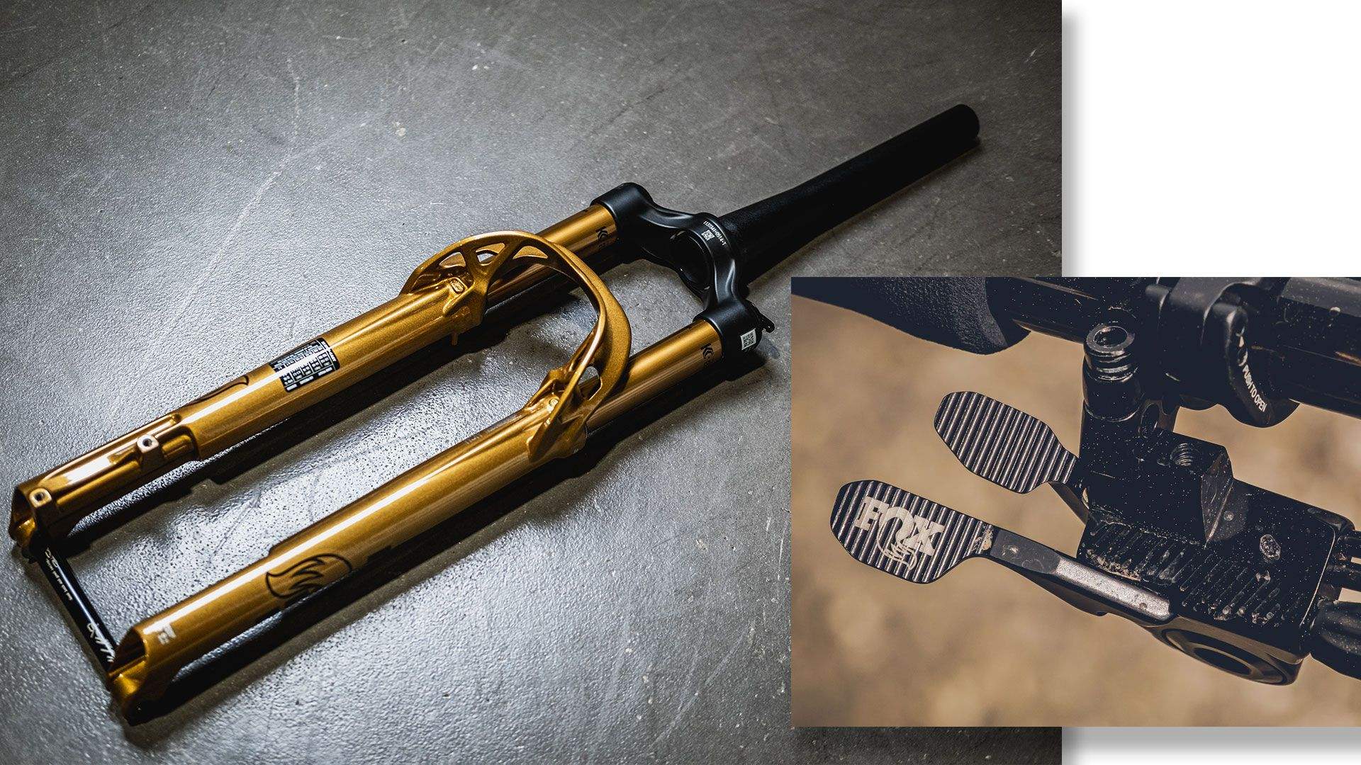 Horquilla FOX 32 Step Cast Gold + Mando remoto Twin Stick