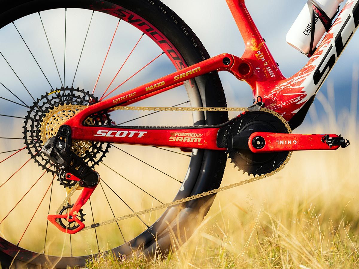 N1NO WC LENZERHEIDE 2025 PHOTO BY PIPERALBRECHT 17 Scott Spark RC X N1NO. Nino Schurter en la Copa del Mundo de XCO 2025