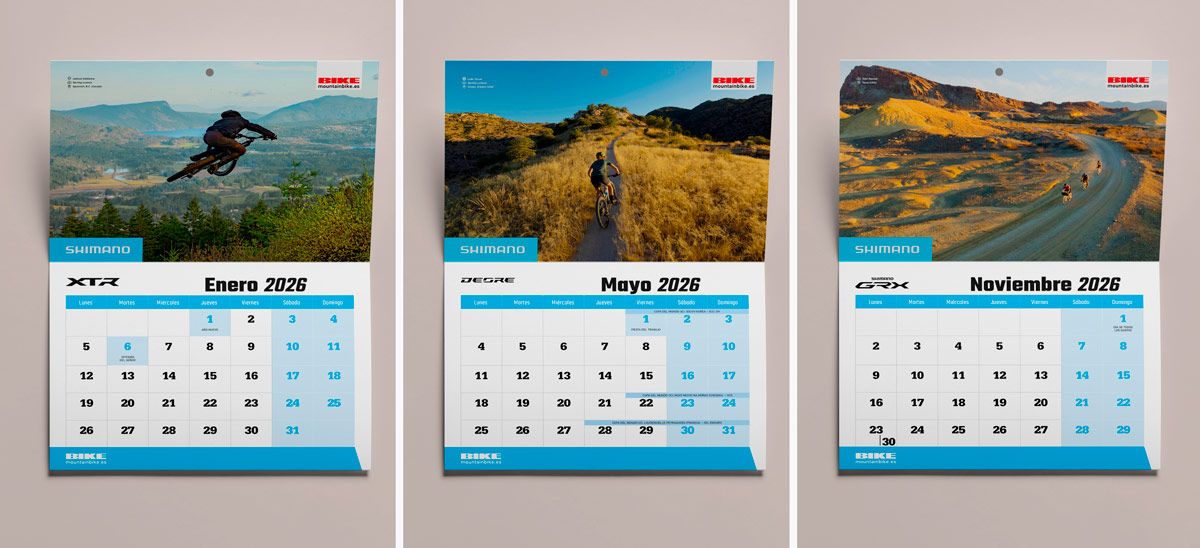 Calendario Shimano 2026 con BIKE 397