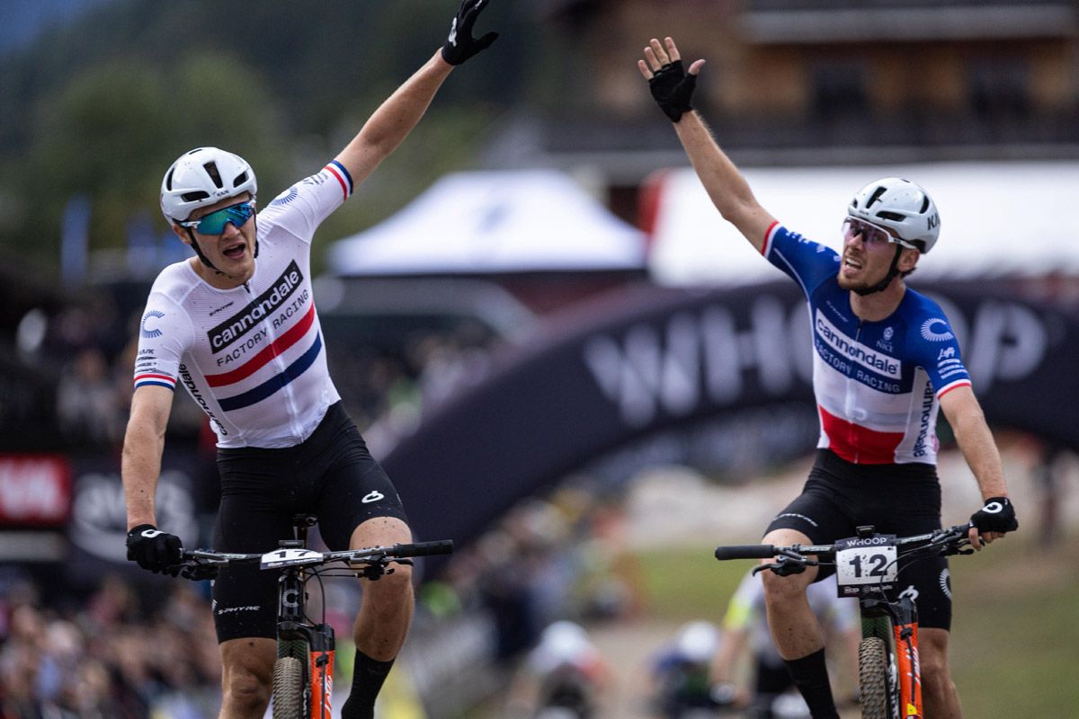 Luca Martin con su compañero Charlie Aldridge