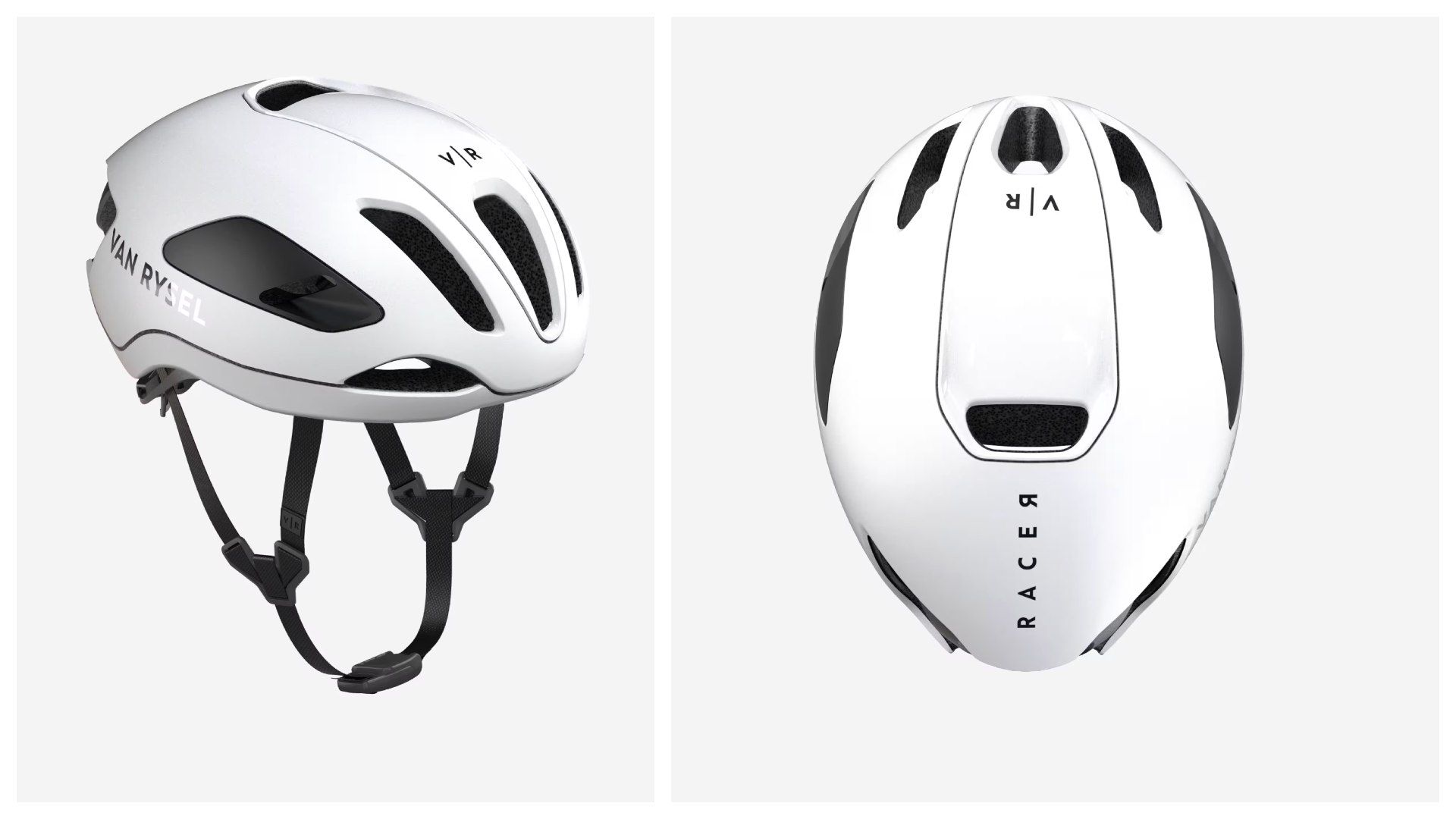 Casco de carretera FCR Decathlon AG2R La Mondiale blanco. Casco de carretera FCR Decathlon AG2R La Mondiale blanco.