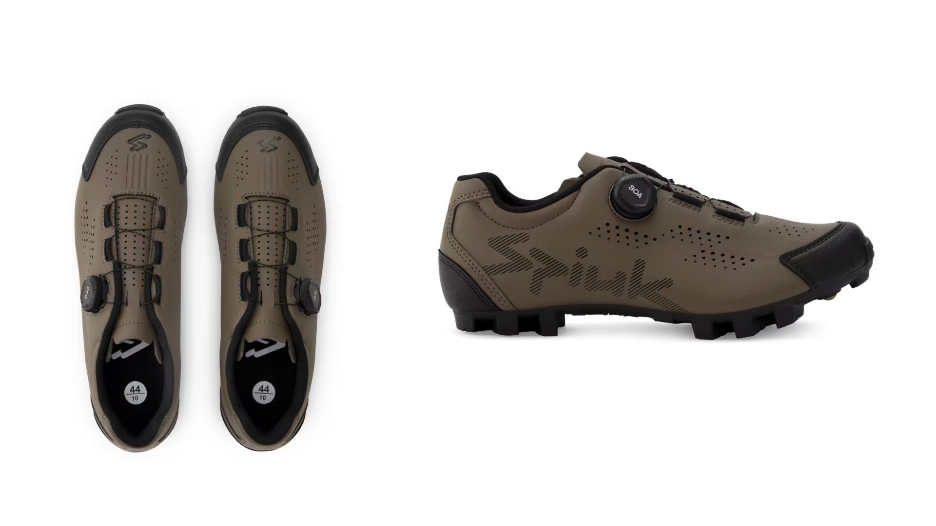 Zapatillas de MTB Spiuk senda marrón. Zapatillas de MTB Spiuk senda marrón.