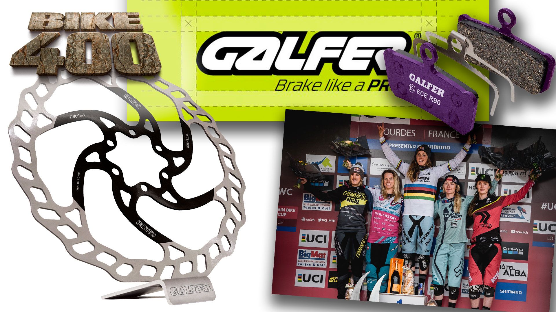 Galfer y el mountain bike. Siempre en vanguardia Galfer y el mountain bike. Siempre en vanguardia
