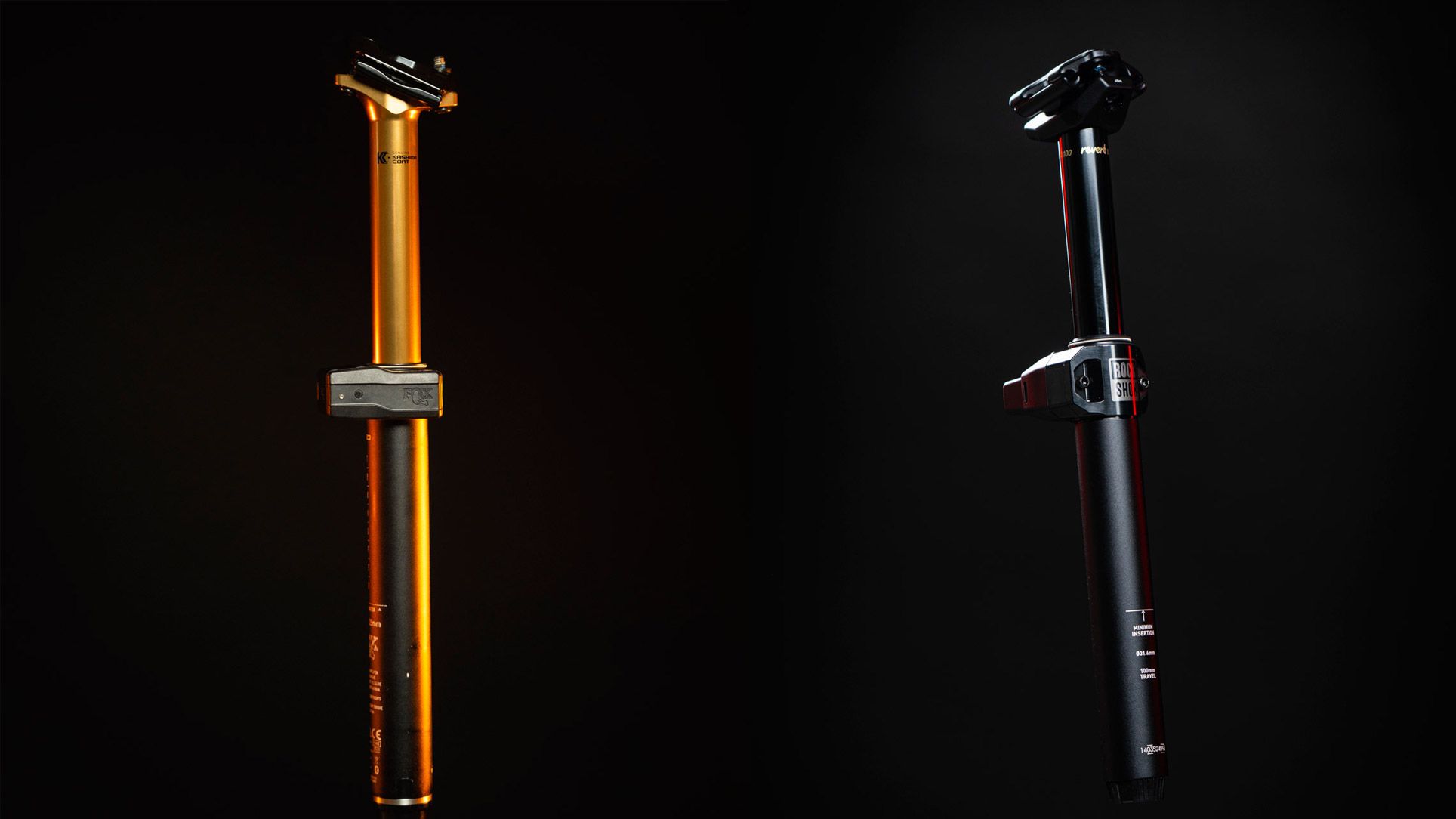 Comparativa. Tija Fox Transfer Neo frente a RockShox Reverb AXS
