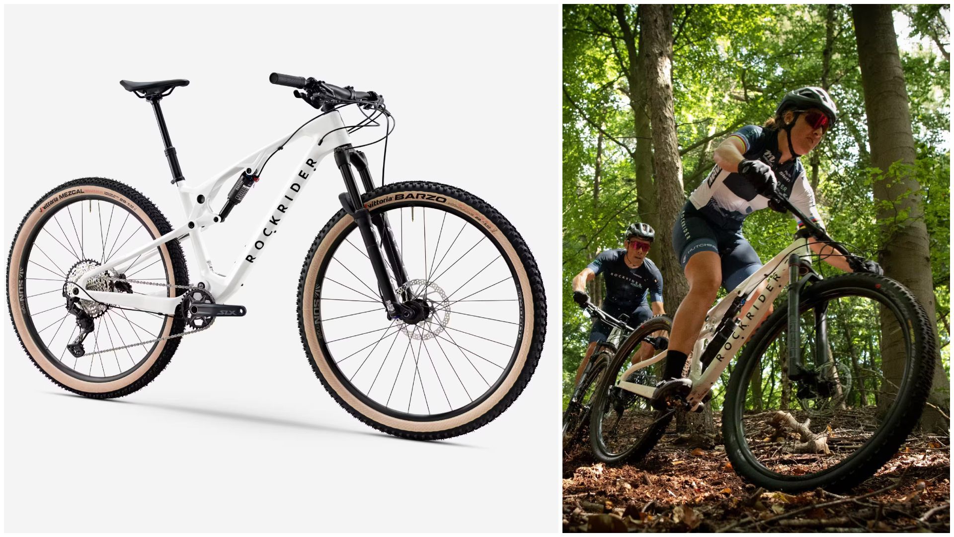 MTB Rockrider doble suspensión carbono XC Race 900 S Shimano SLX XT. MTB Rockrider doble suspensión carbono XC Race 900 S Shimano SLX XT.