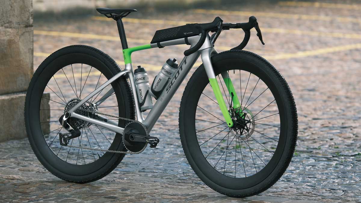 Scott prueba las 32” en competición con esta experimental bicicleta de gravel Scott prueba las 32” en competición con esta experimental bicicleta de gravel
