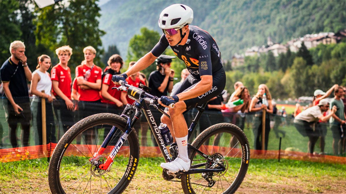 Álex García roza el bronce en el Mundial MTB de Val di Sole