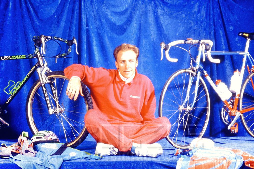 1991 - Sesión fotos revista Bicisport. Foto Emilio Jiménez