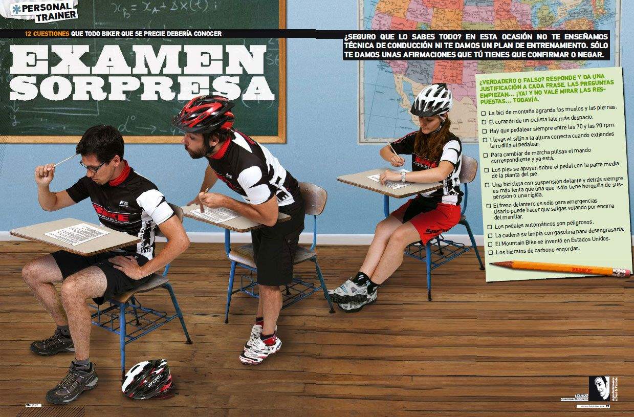 Los artículos más divertidos de la historia de BIKE