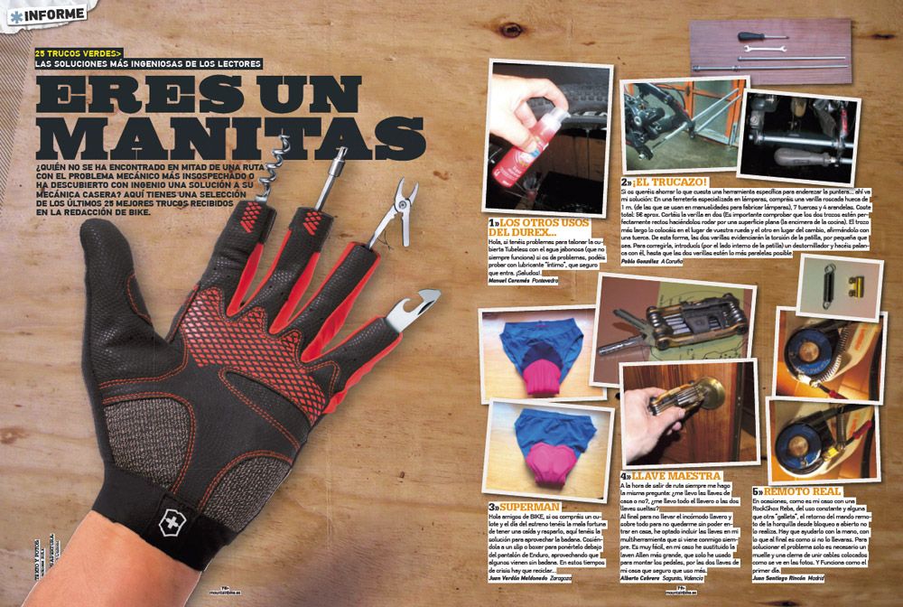 Los artículos más divertidos de la historia de BIKE