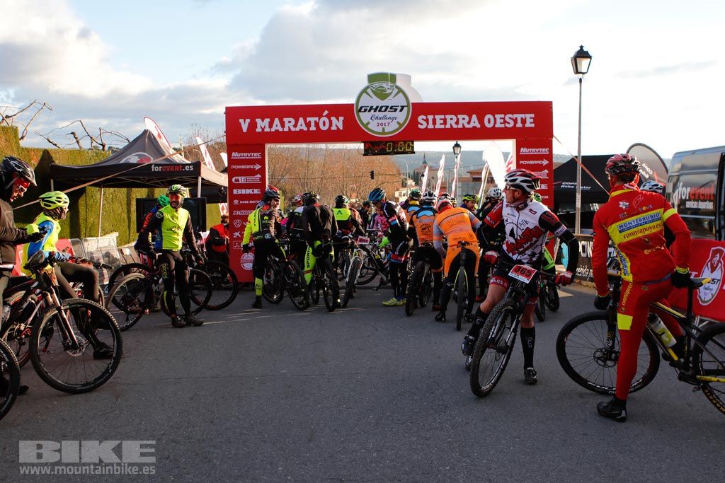 Maraton Sierra Oeste 2017. Salida