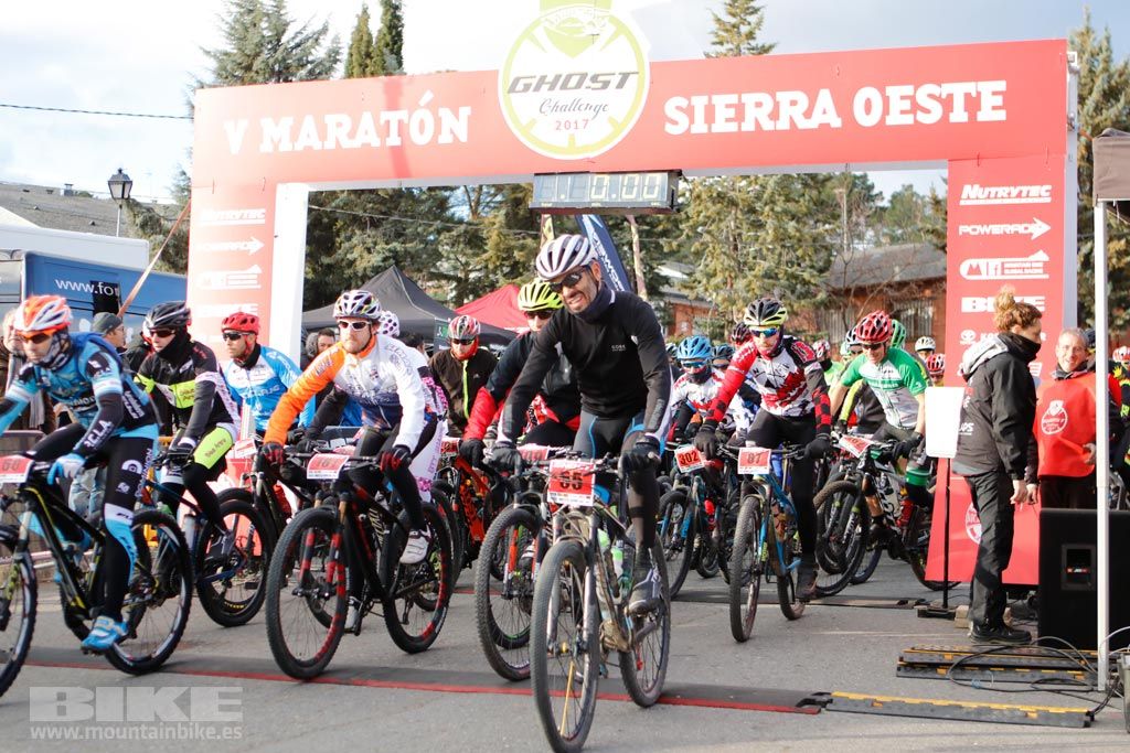 Maraton Sierra Oeste 2017. Salida