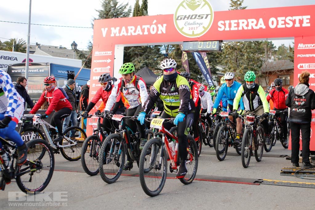 Maraton Sierra Oeste 2017. Salida