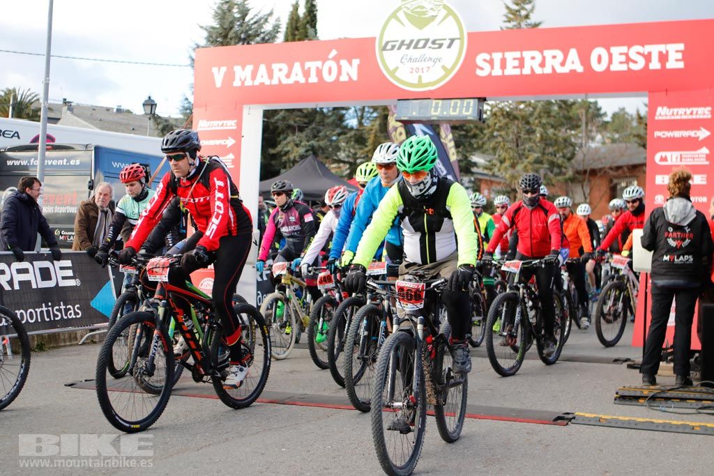 Maraton Sierra Oeste 2017. Salida
