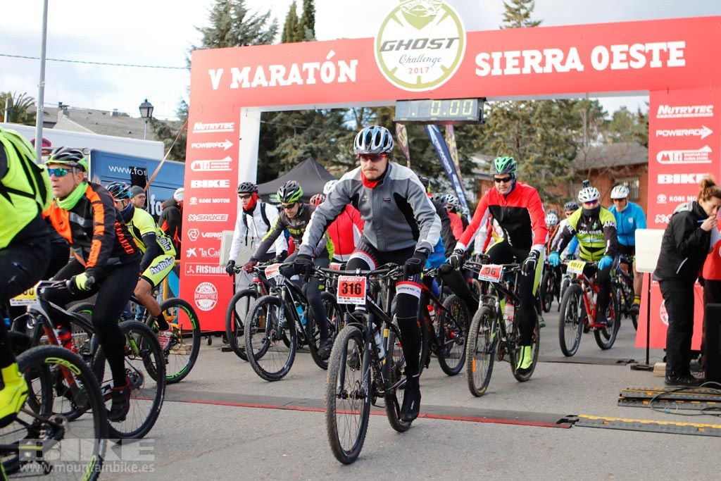 Maraton Sierra Oeste 2017. Salida