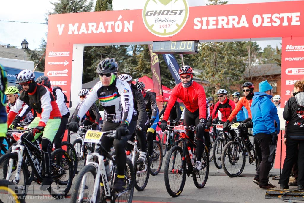 Maraton Sierra Oeste 2017. Salida