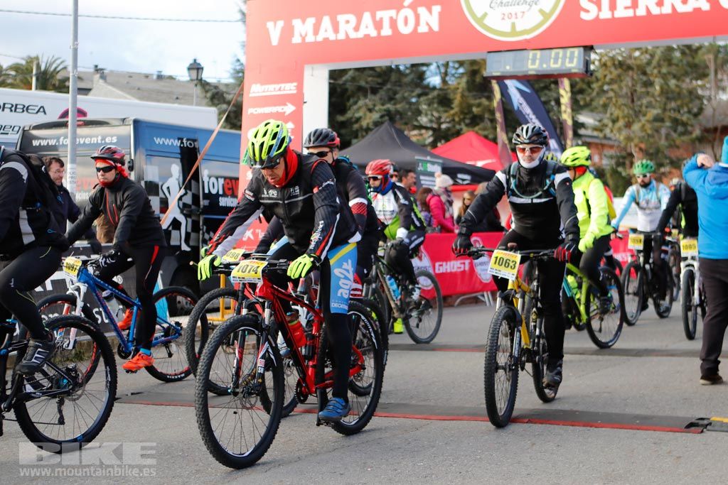 Maraton Sierra Oeste 2017. Salida