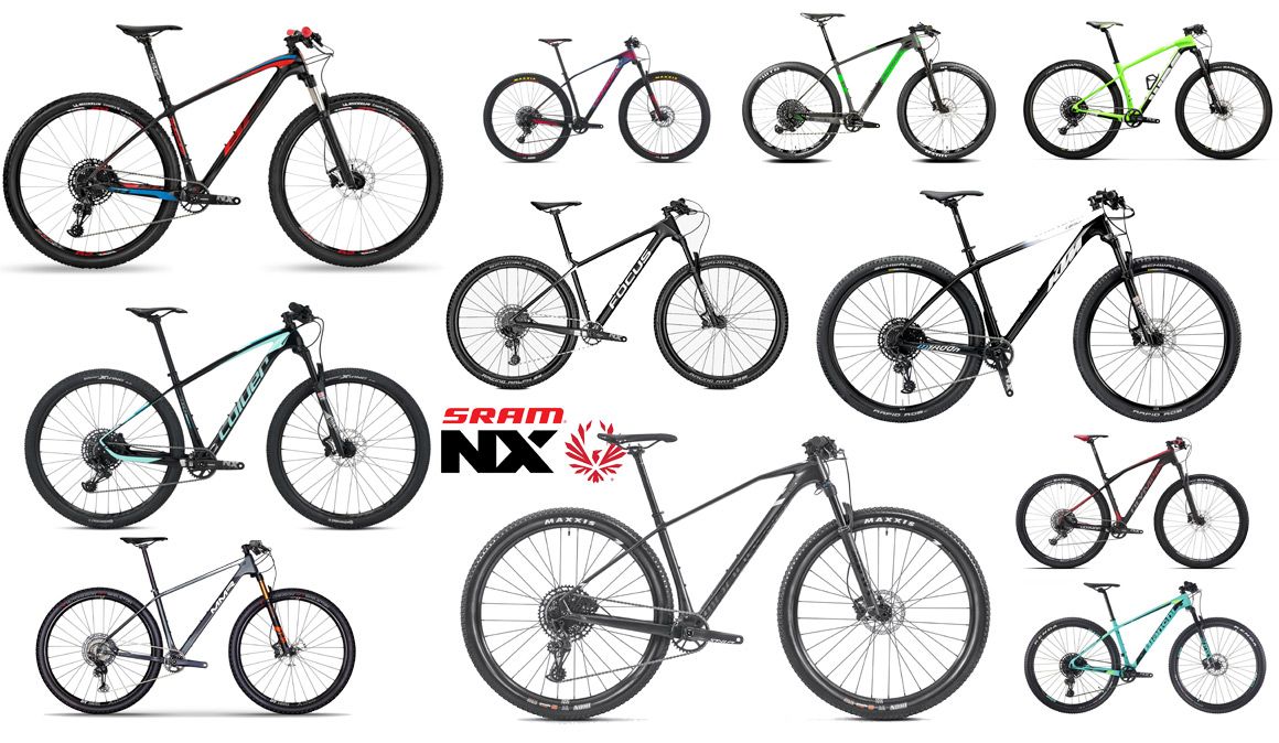 SRAM NX 1x12: 26 bicis de carbono entre 1600 y 2000 €