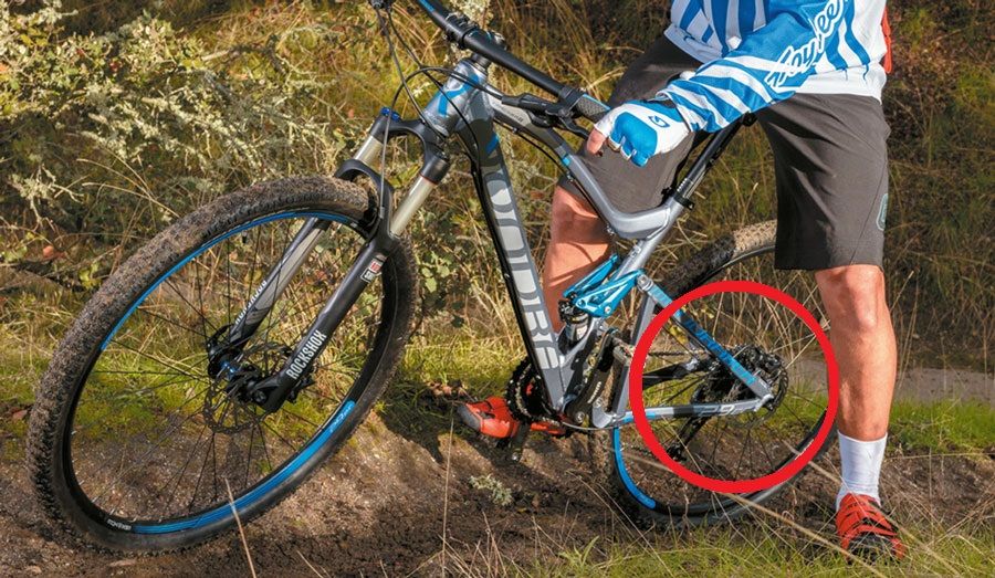 Cómo llegar a casa con el núcleo de la rueda trasera roto